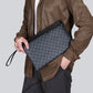 Pochette masculin pour hommes d'affaires en cuir PU