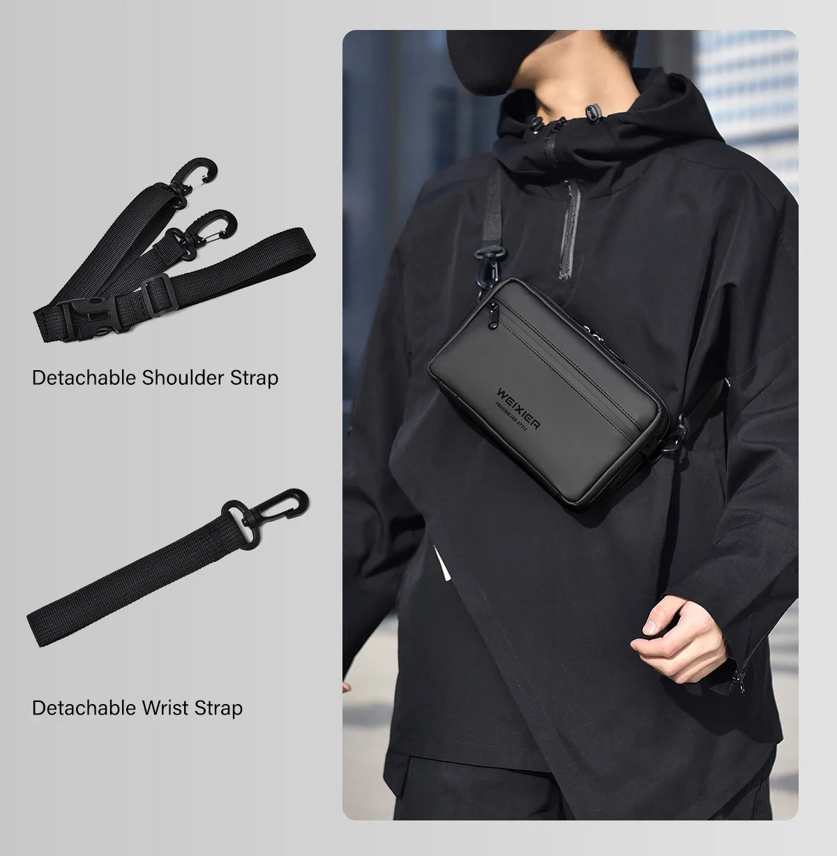 Sac à bandoulière d'été pour hommes