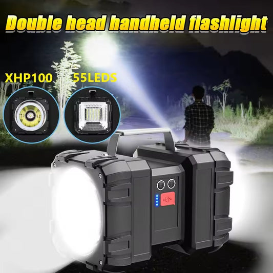 Projecteur à double tête super lumineuse