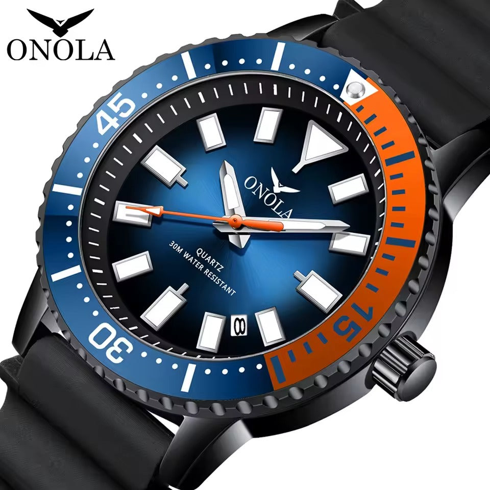 Montre à Quartz horloge pour hommes