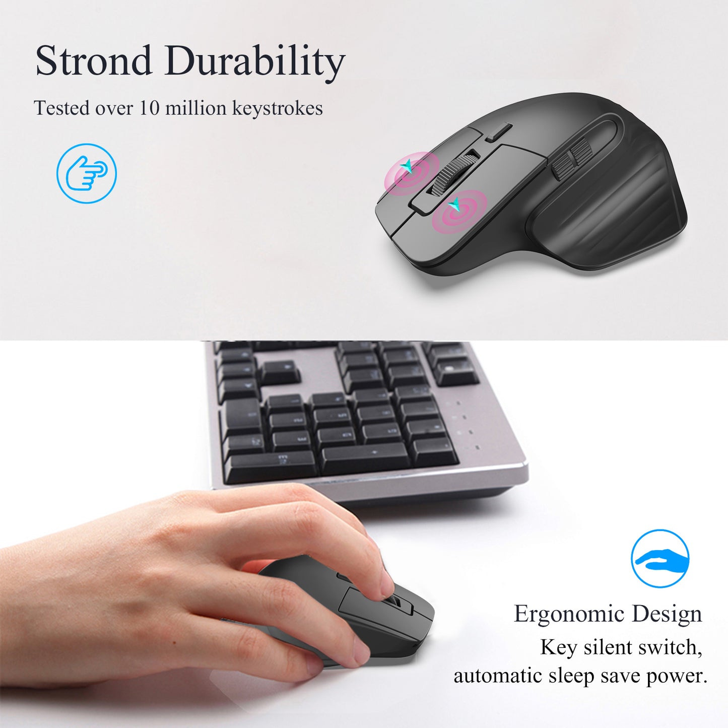 Mini Souris sans fil ergonomique