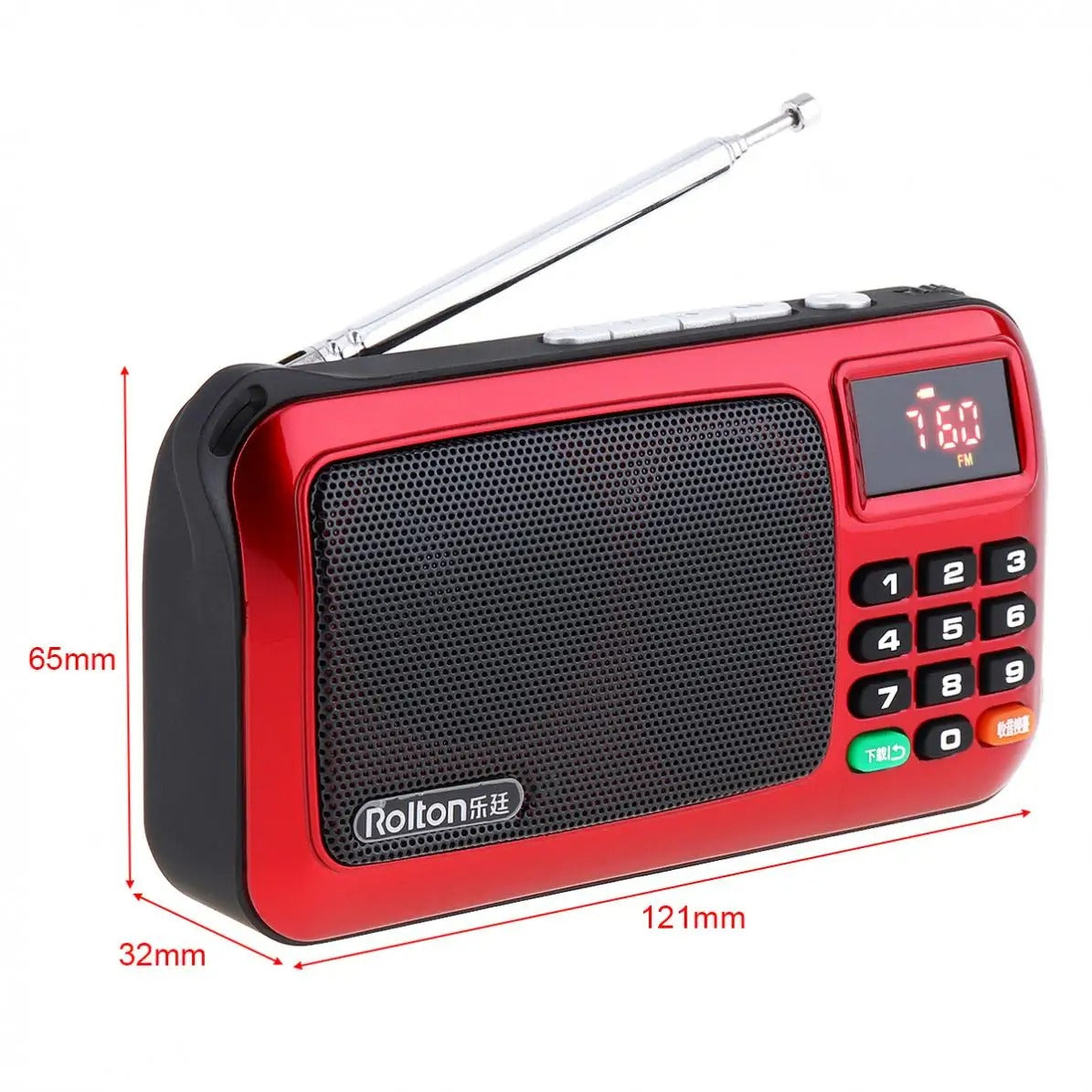 Radio FM portable avec écran LED