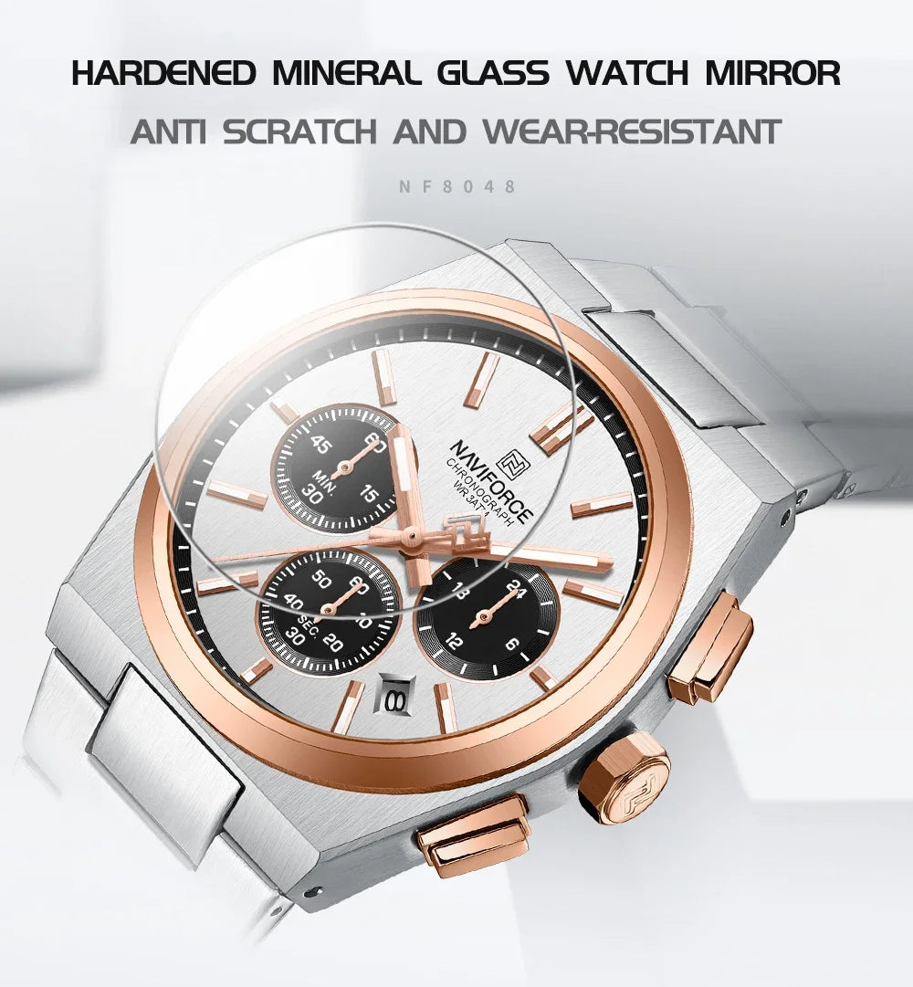 Montre à Quartz de luxe pour hommes