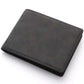 Portefeuille pliable en cuir PU pour homme