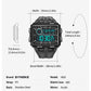 Montre numérique grand écran pour hommes