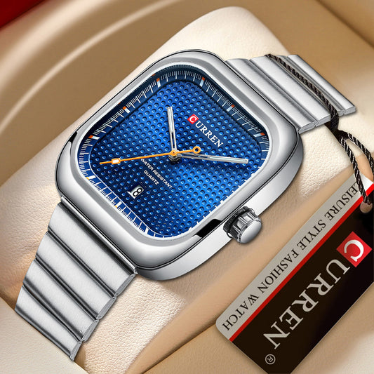 Montre étanche en acier inoxydable pour homme