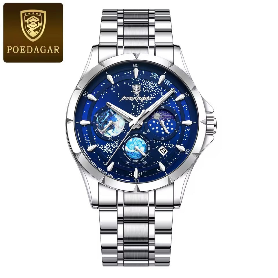 Montre à quartz de luxe pour homme