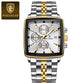 Montre carrée de luxe pour hommes