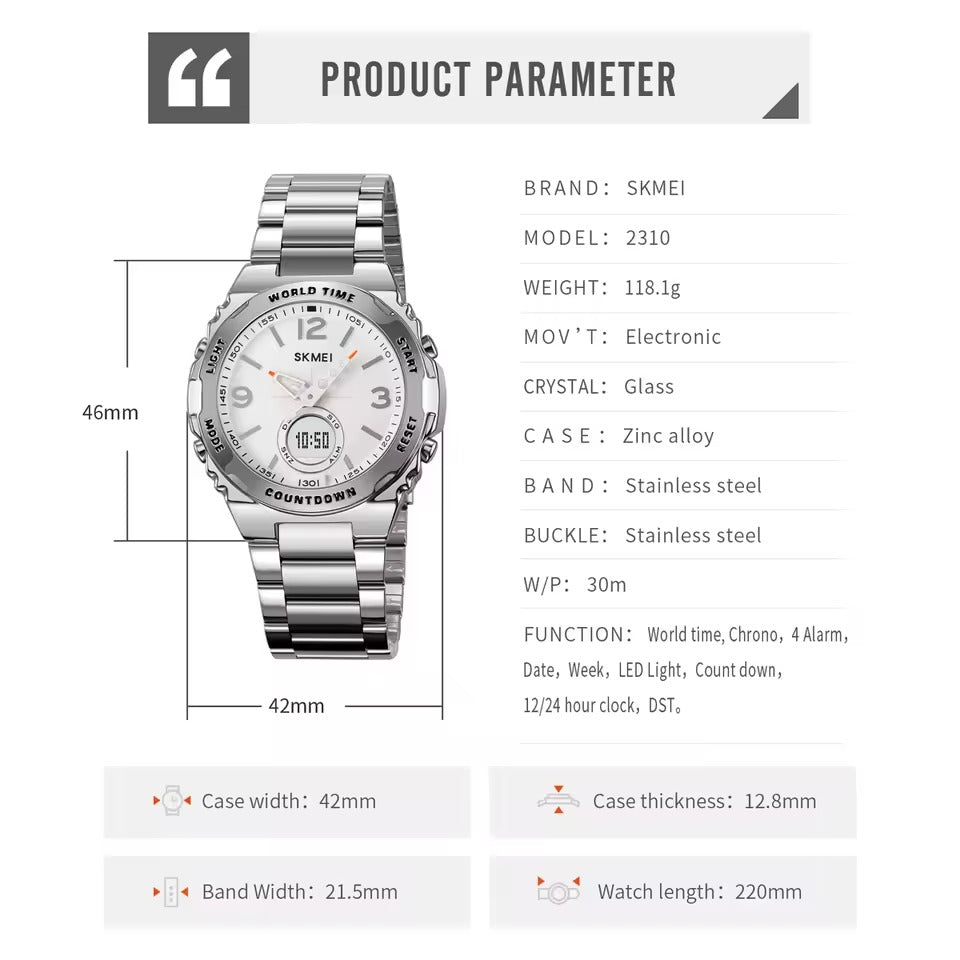 Montre-bracelet électronique pour homme