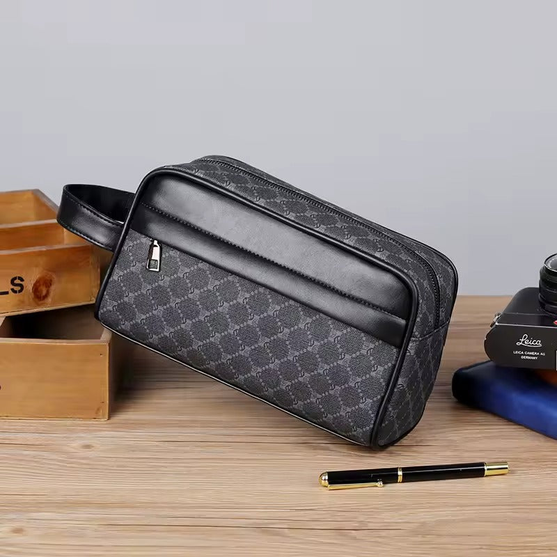 Sac à main de luxe en cuir PU pour hommes