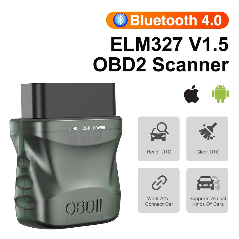 OBDII outil de diagnostic de voiture Scanner Bluetooth 4.0