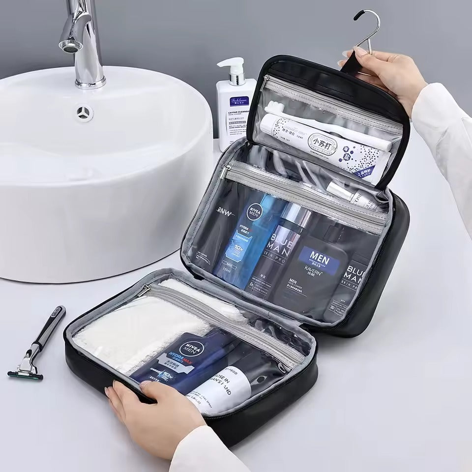 Trousse de luxe en cuir PU pour hommes