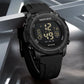 Montre chronographe numérique pour homme