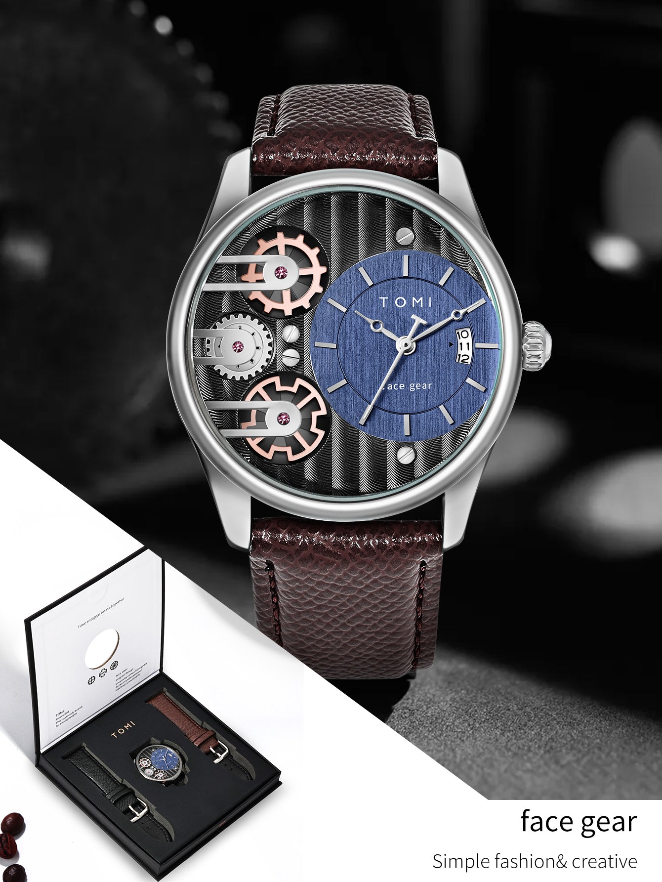 Montre Classique de Luxe pour homme
