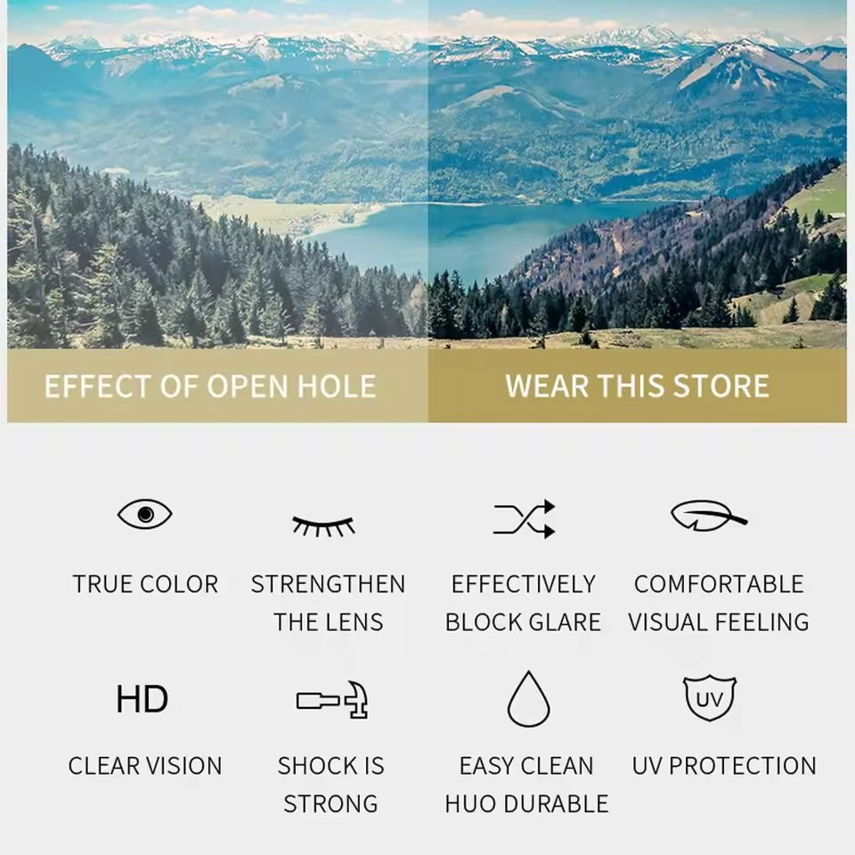 Lunettes de soleil rondes vintage pour hommes