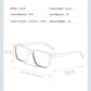 Lunettes de soleil carrées assorties pour hommes