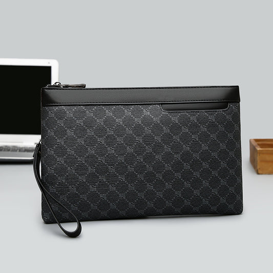 Pochette masculin pour hommes d'affaires en cuir PU