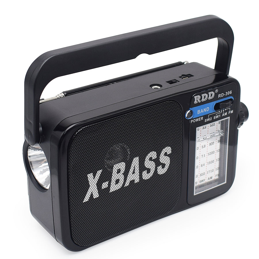 Radio FM portable multibande avec lampe de poche