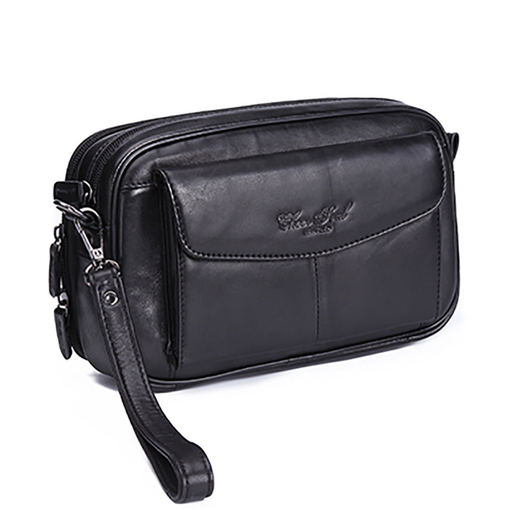Sac à main prestigieux en cuir pour homme