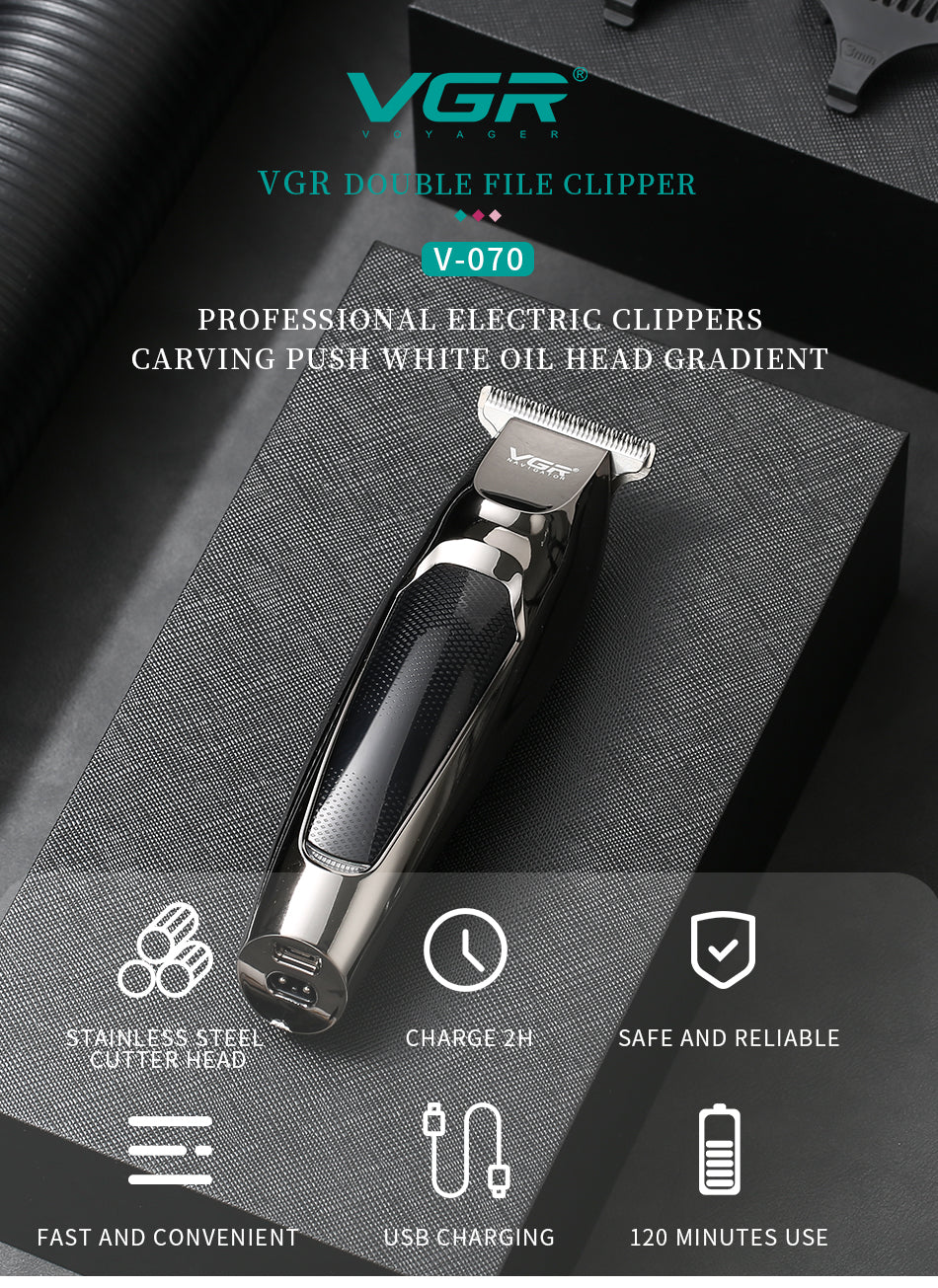 Tondeuse à cheveux Affichage LED Rechargeable