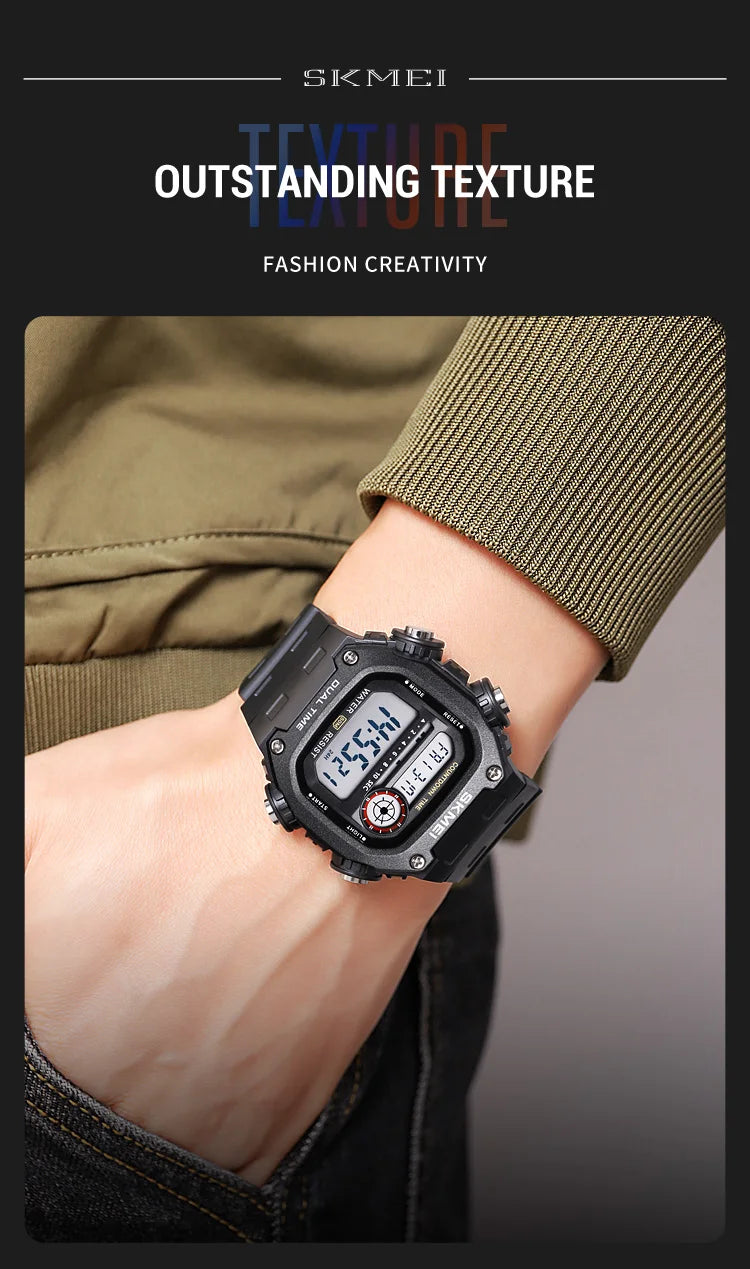 Montre Électronique Multifonction pour Homme