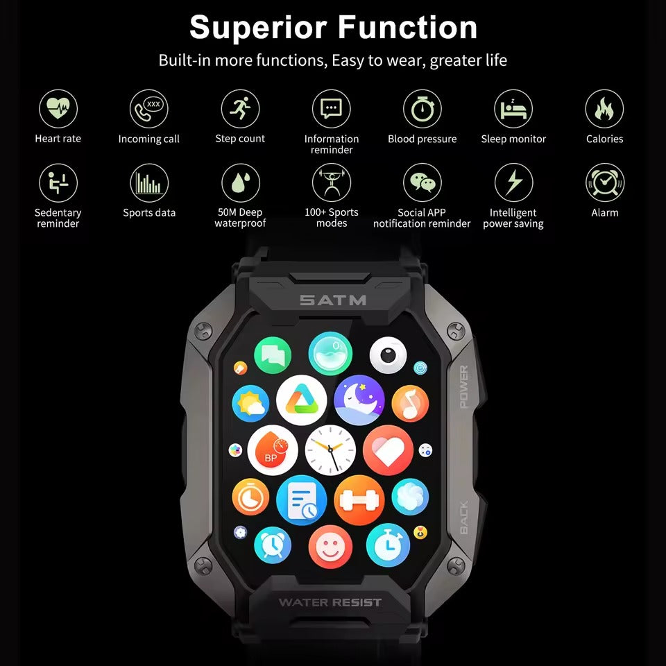 Montre intelligente C20 Plus pour homme