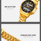 Montre numérique en acier pour hommes