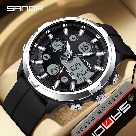 Montre à quartz militaire étanche pour homme