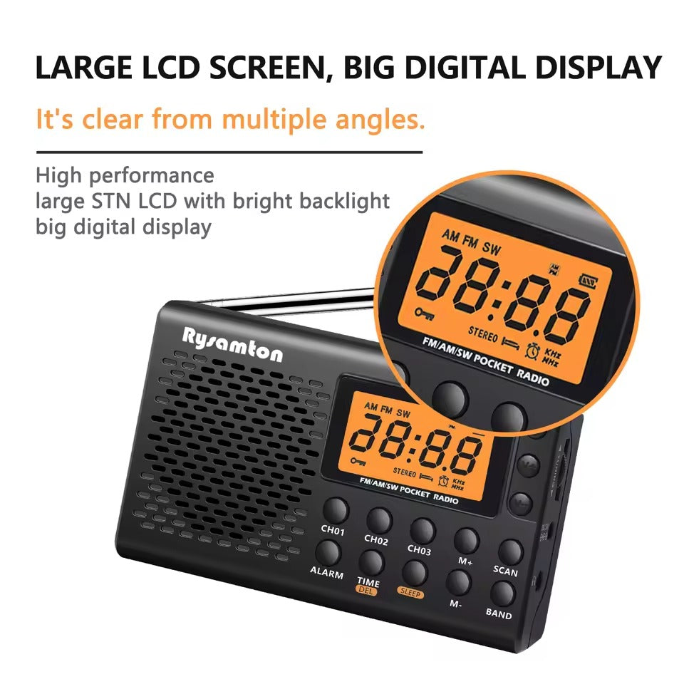 Radio portable numérique avec minuterie de sommeil