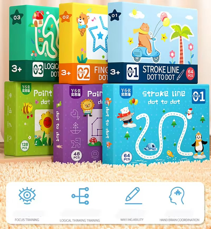 Livre de traçage réutilisable pour les enfants