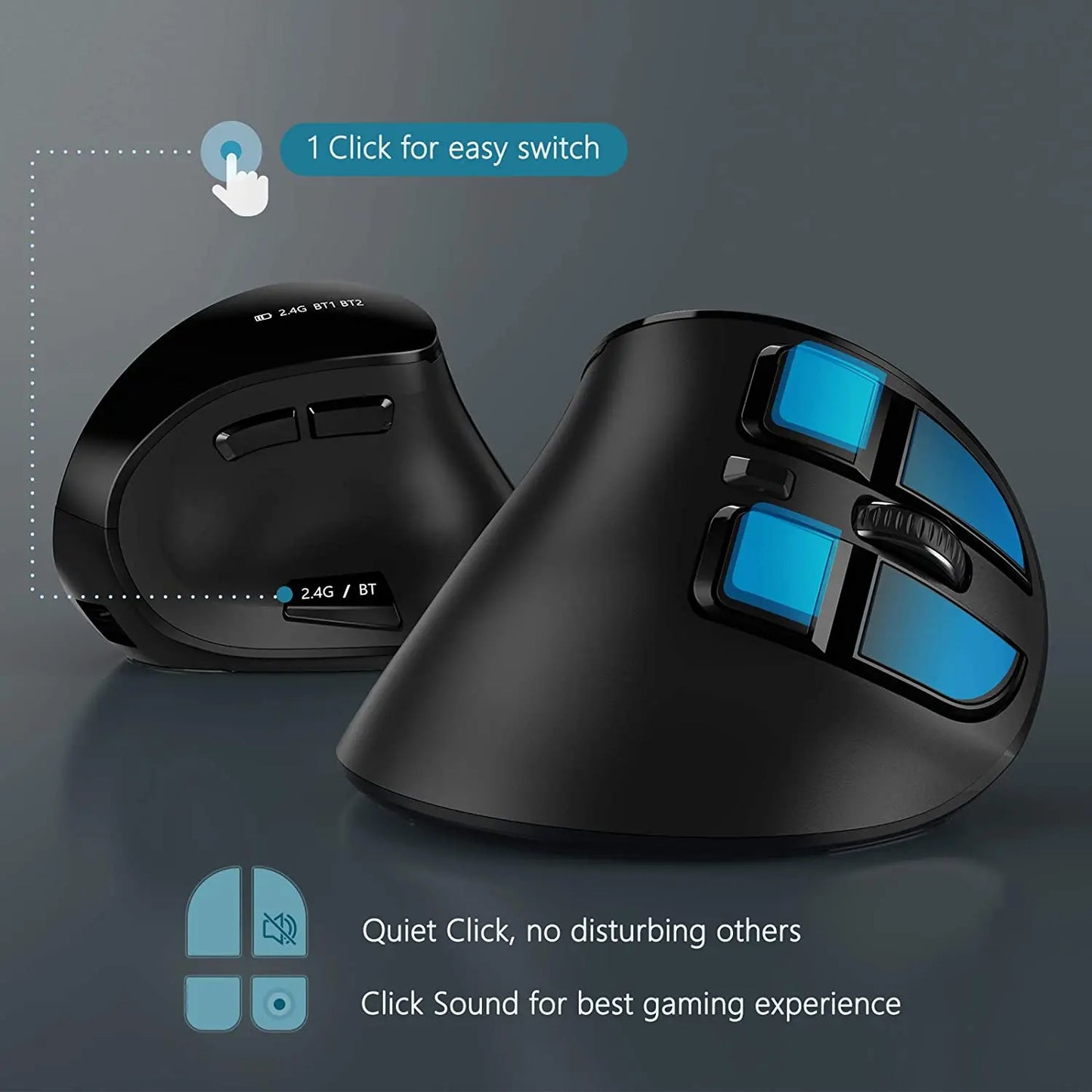 Souris Pro verticale ergonomique sans fil