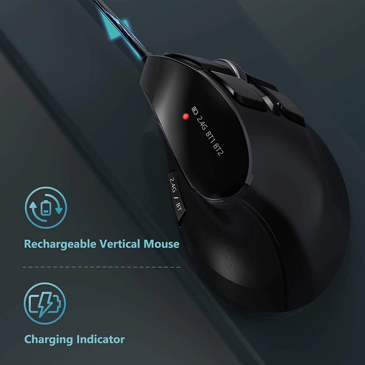 Souris Pro verticale ergonomique sans fil