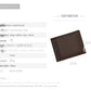 Nouveau portefeuille court multifonction pour hommes
