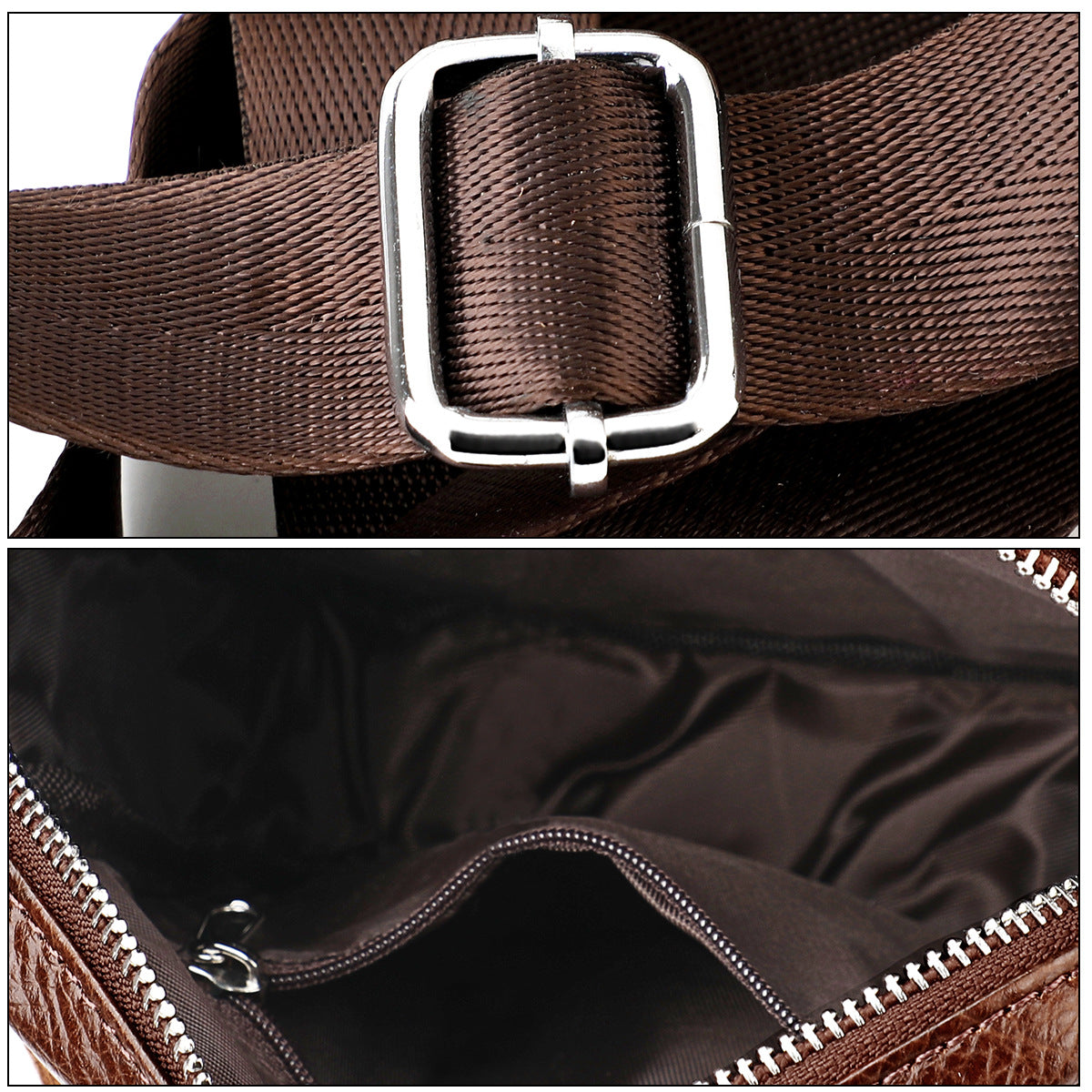 Sac à bandoulière en cuir Pu pour hommes