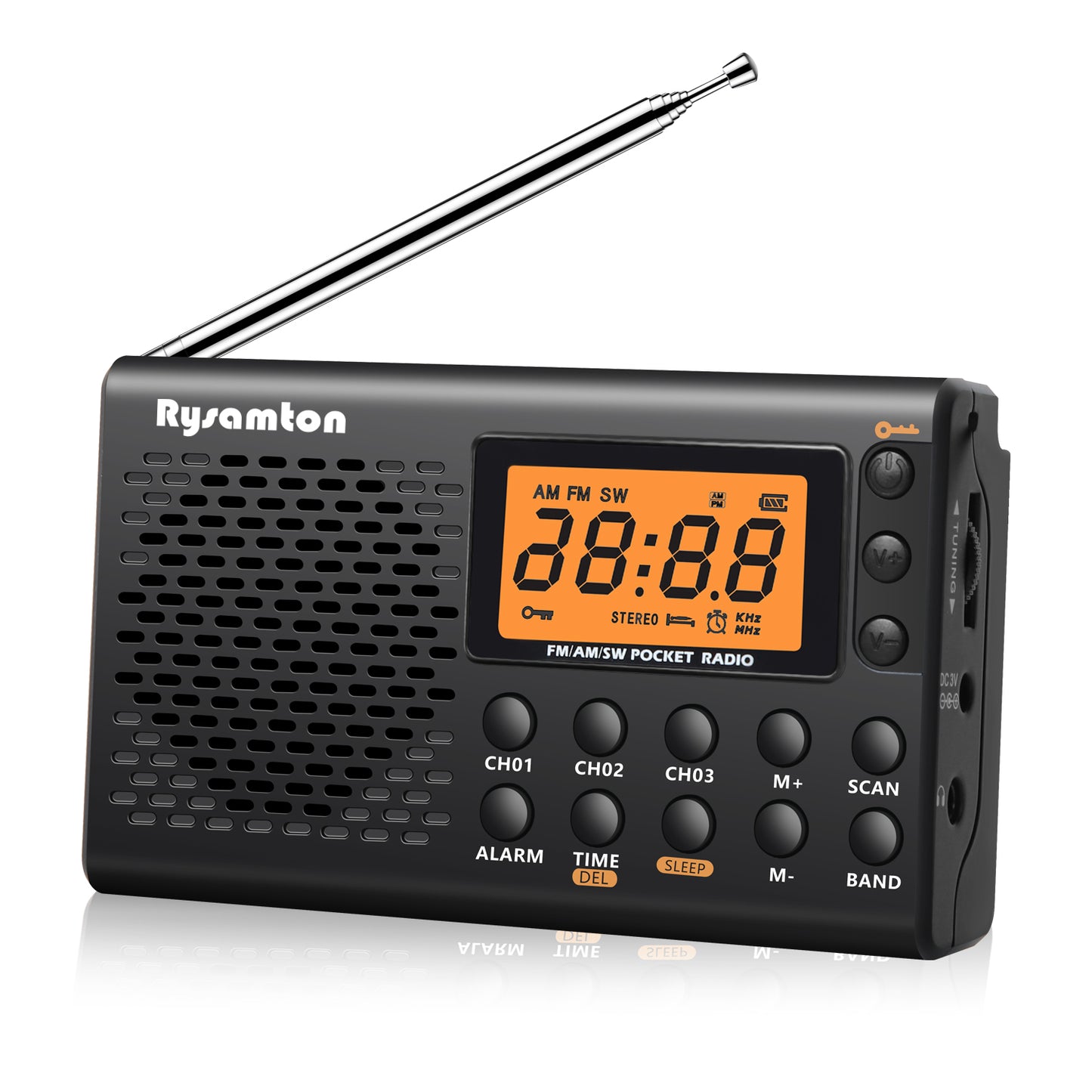 Radio portable numérique avec minuterie de sommeil