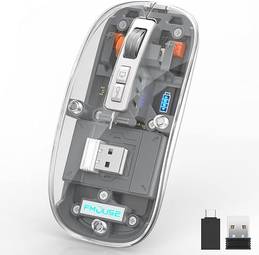 Souris transparente sans fil Bluetooth