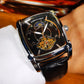 Montre carrée de luxe à la mode grand cadran