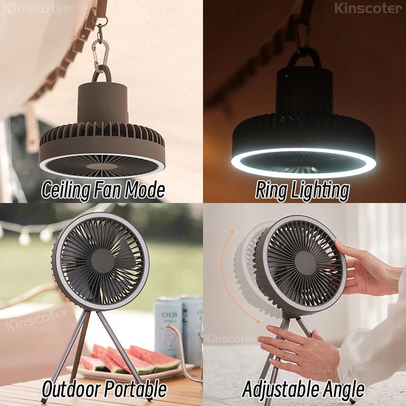 Ventilateur électrique de plafond sans fil