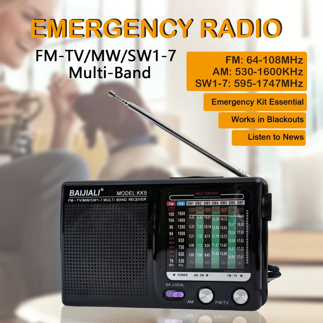 Radio Portable affichage numérique