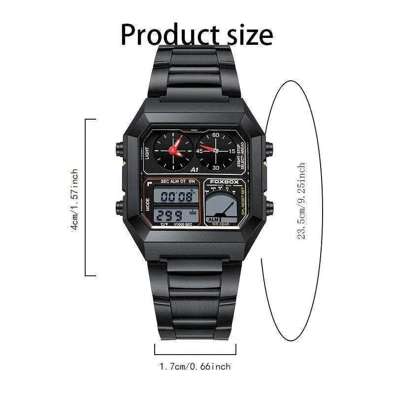 Montre électronique de mode pour hommes