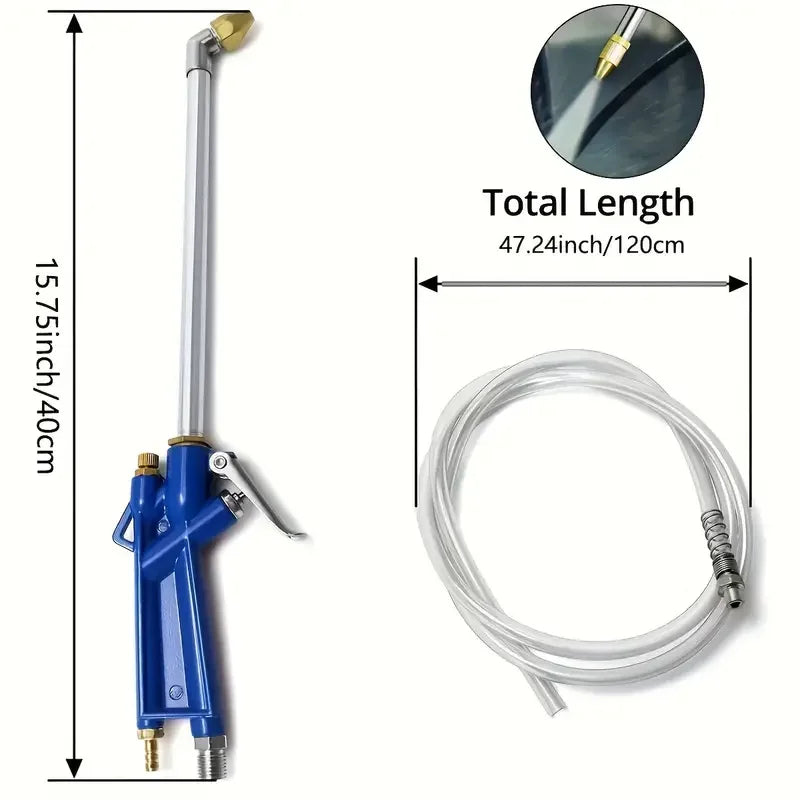Pistolet pneumatique de nettoyage moteur