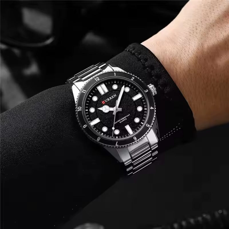 Montre à Quartz pour hommes d'affaires