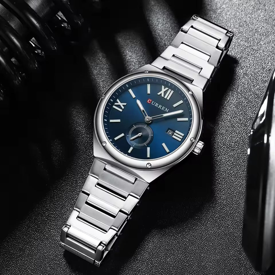 Montre à quartz moderne pour homme