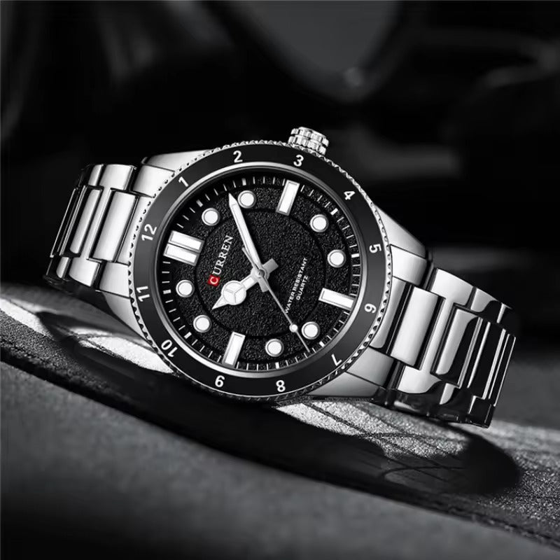 Montre à Quartz pour hommes d'affaires