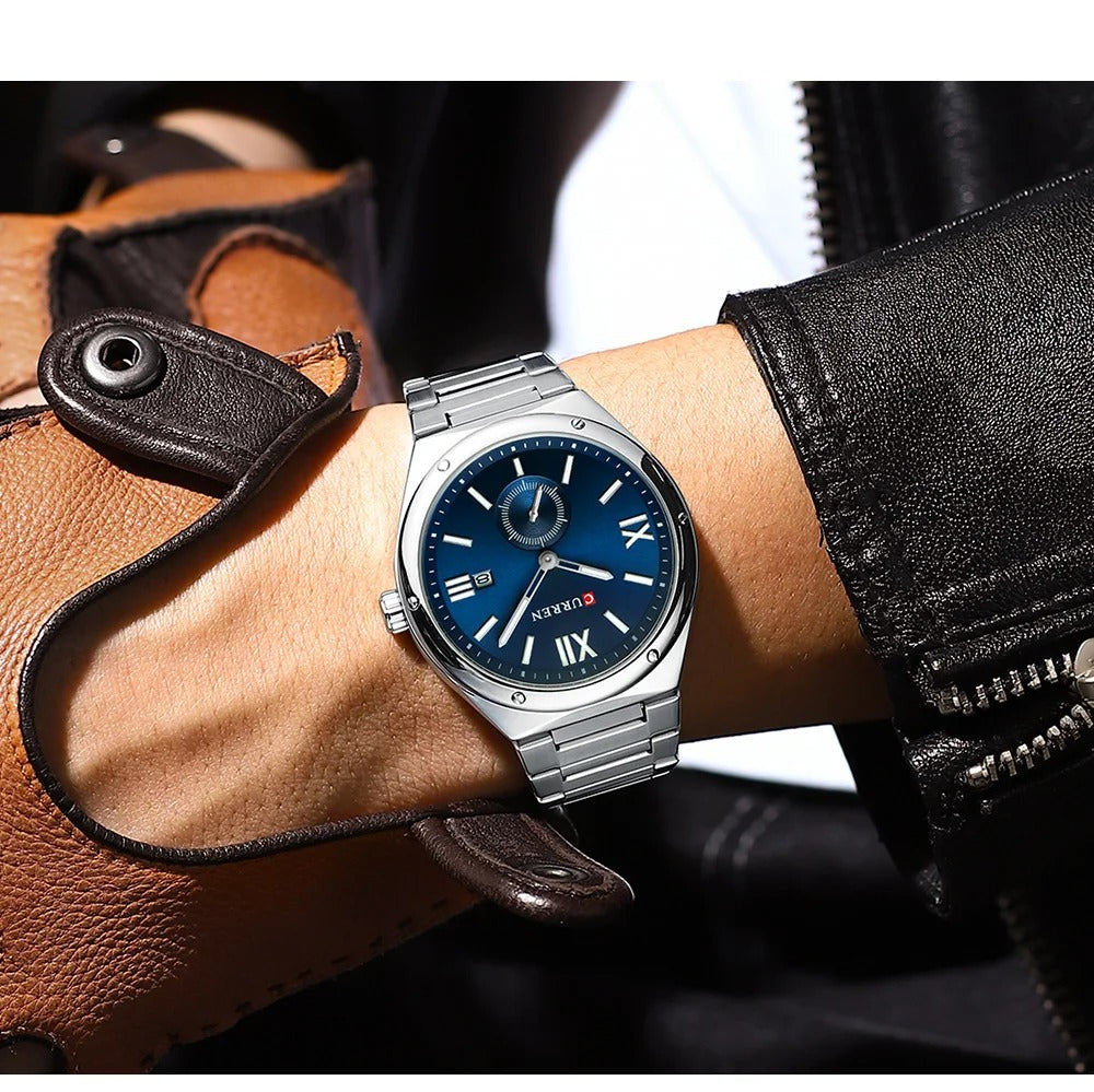 Montre à quartz moderne pour homme