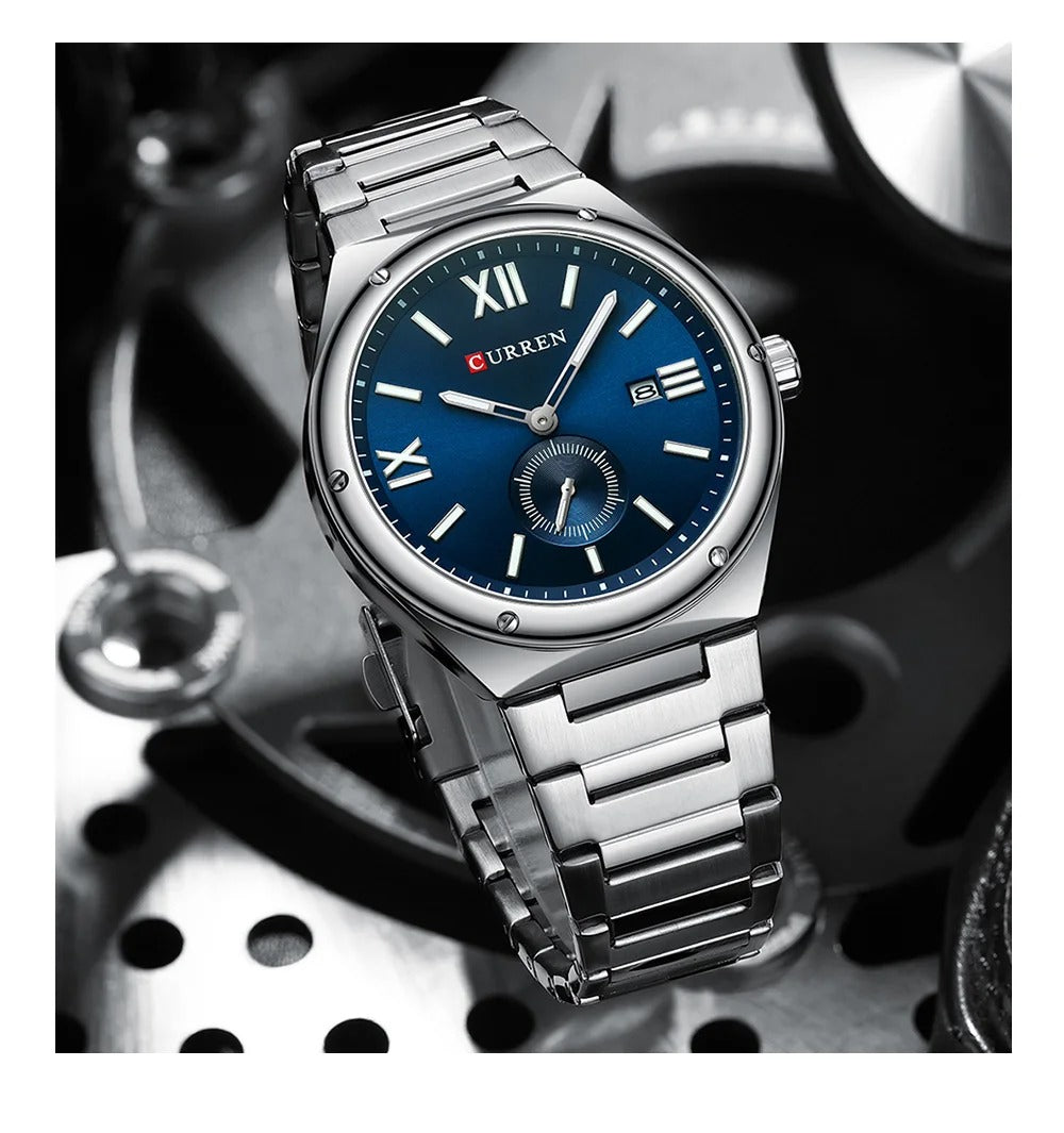 Montre à quartz moderne pour homme