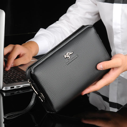 sac à main en cuir pour hommes de luxe