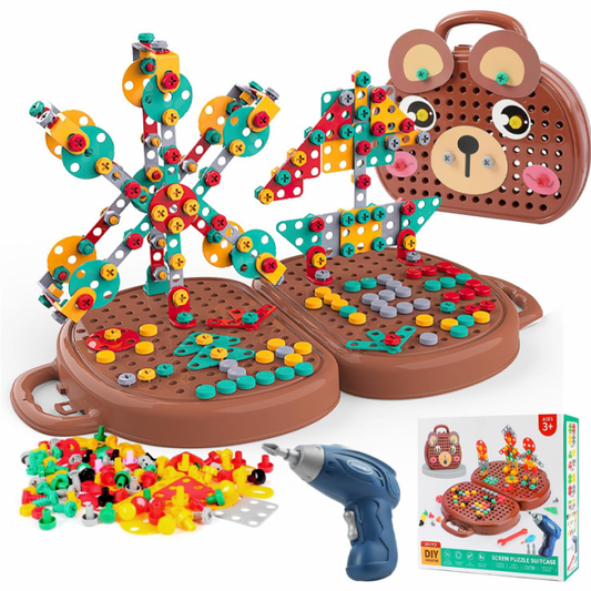 Boite a outils puzzle magique de jeu pour enfants