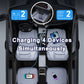 4 en 1 chargeur de voiture rétractable