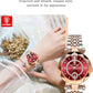 Montre brillante de luxe pour femme
